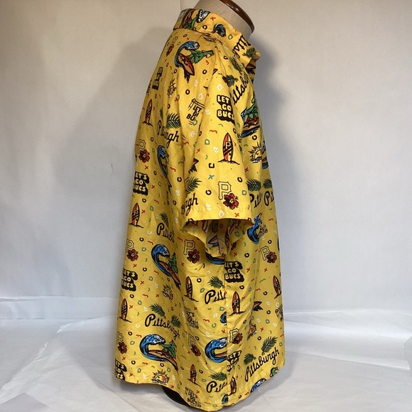 Pittsburgh Pirates Hawaiian Shirt mens size XL - Picture 5 of 11